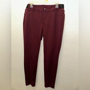 Simply Vera Vera Wang Burgundy Stretch Skinny Pants